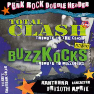 Total Clash & Buzzkocks: Tributes to The Clash & Buzzcocks! at Kanteena