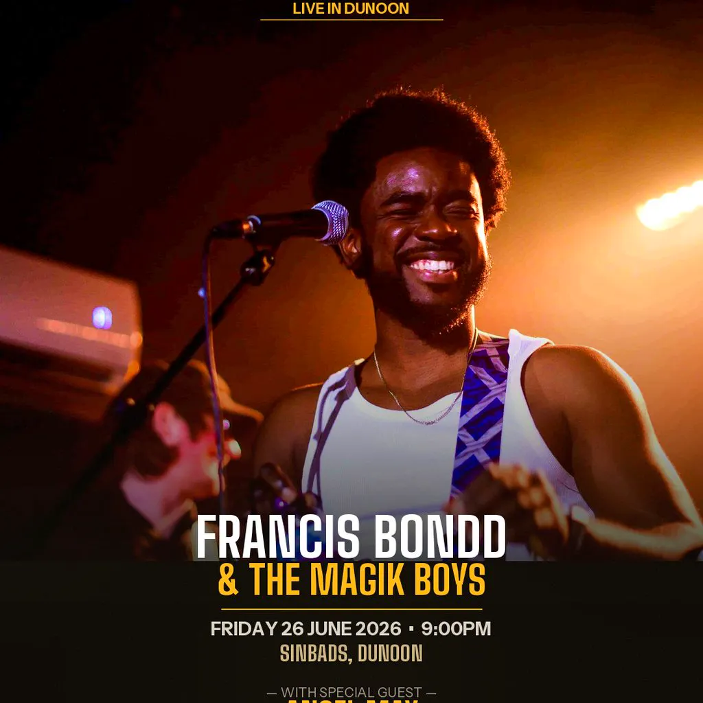 Francis Bondd & The Magik Boys at Sinbads Dunoon