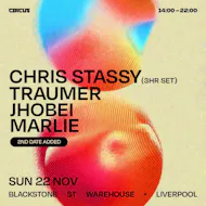 Circus Presents Chris Stassy Sun 22nd Nov Liverpool at Blackstone Street Warehouse