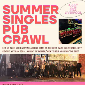 Liverpool Singles’ Pub Crawl: White Party