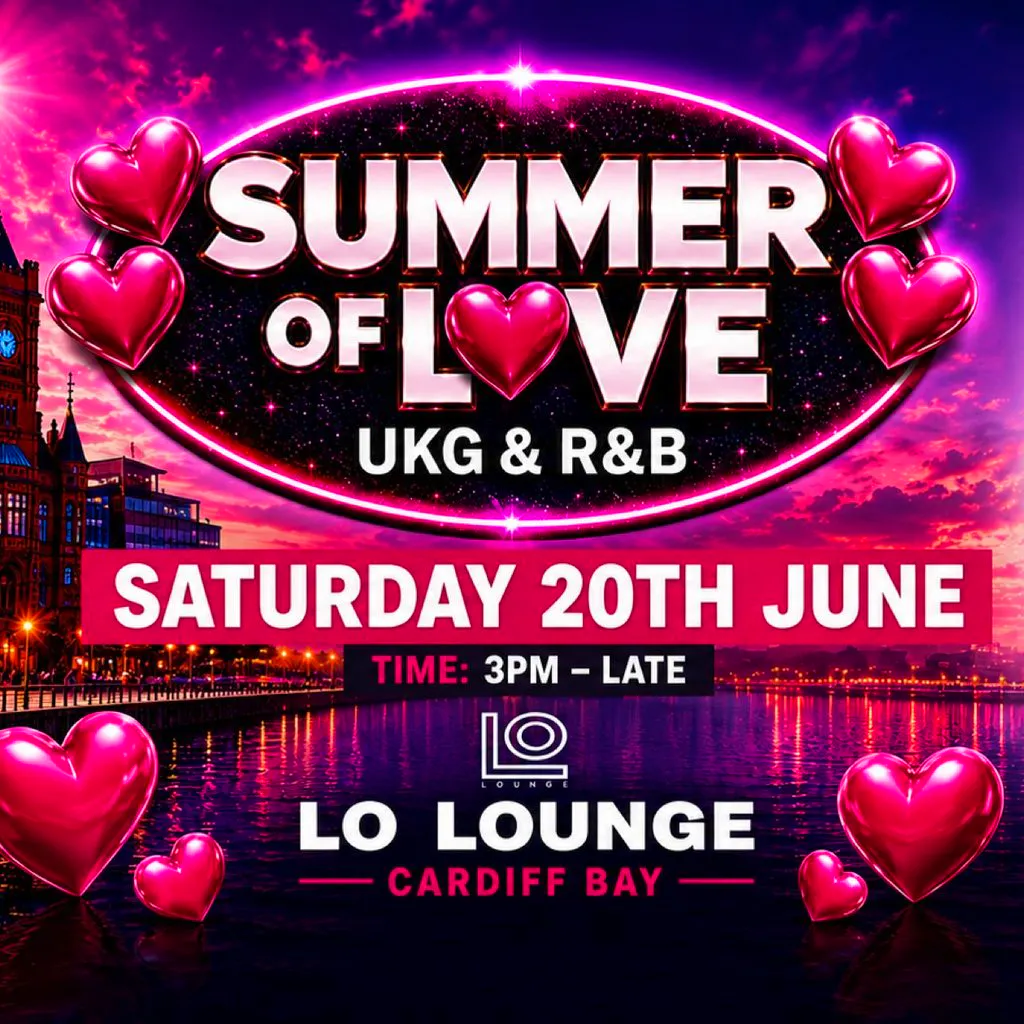 Summer Of Love UKG & R&B Summer Outdoor Day Party Cardiff at Lo Lounge