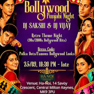Bollywood Punjabi Night ft DJ Sakshi & Dj Vijay ( Retro Theme ) at Hanoi