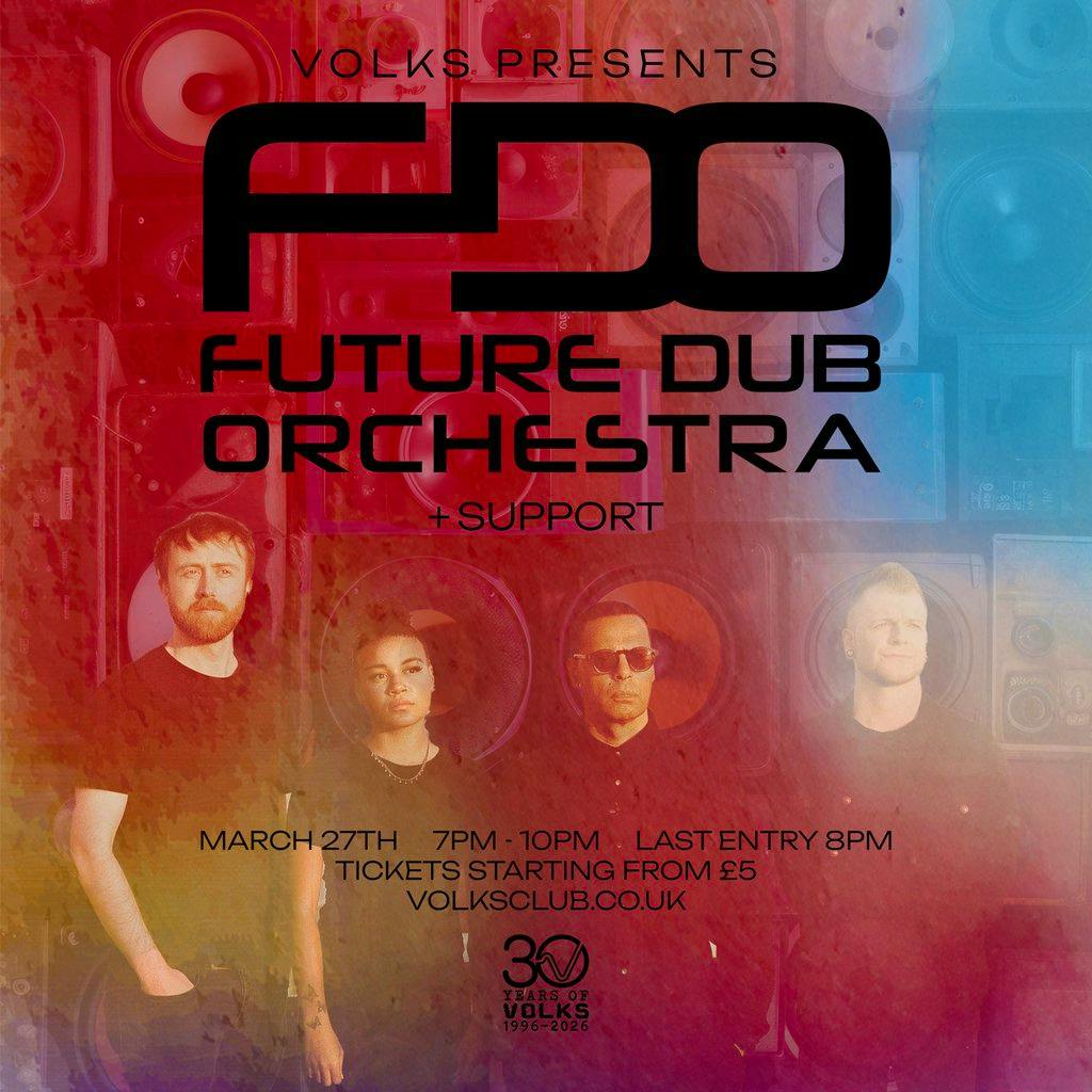 Future Dub Orchestra at The Volks Nightclub