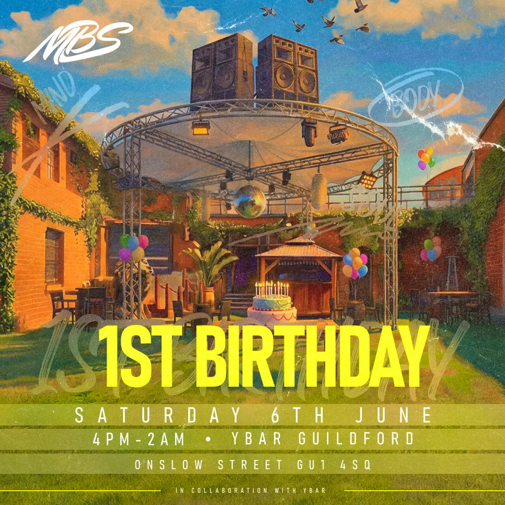 MBS's 1st Birthday at Y Bar Guildford