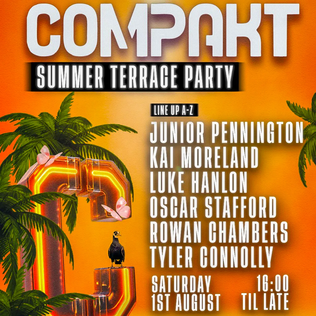 Compakt's Summer Terrace Party at Mr Greens Burnley