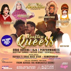 EXIST NEWCASTLE: ROOFTOP QUEERS |Bank Holiday Sunday 26 May at NX Newcastle