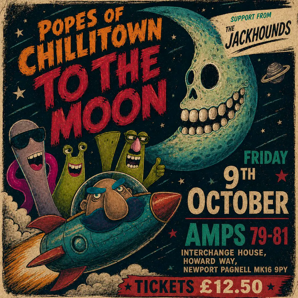 Popes of Chillitown Live at AMPS, Newport Pagnell at MK Sports Bar And Lounge