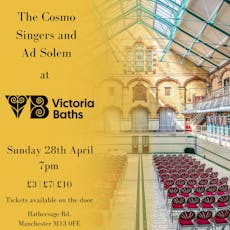 Cosmo and Ad Solem at Victoria Baths at Victoria Baths Trust
