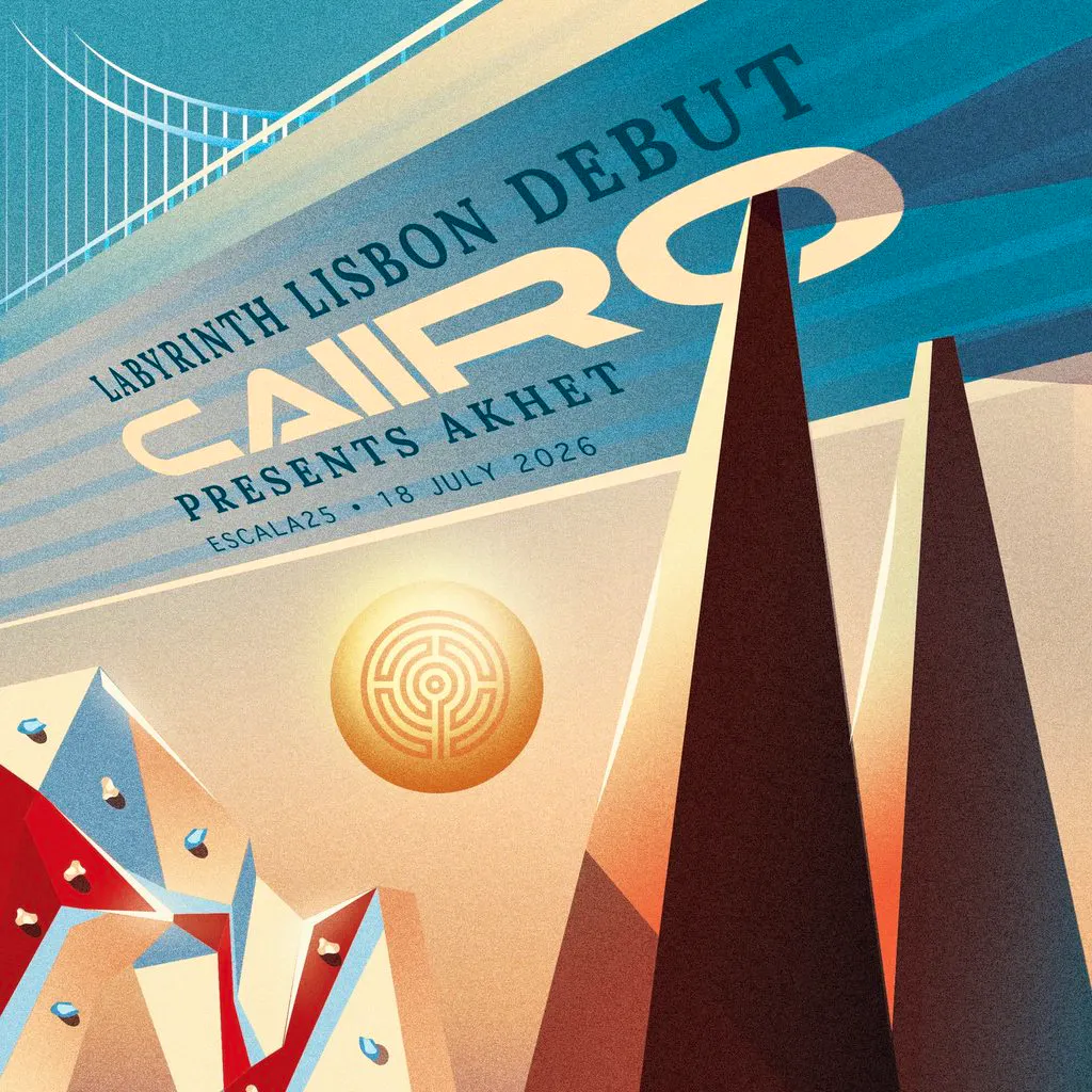 Labyrinth Lisbon debut: Caiiro presents AKHET at Escala25