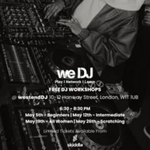 we DJ FREE DJ Workshops In May - Women Only