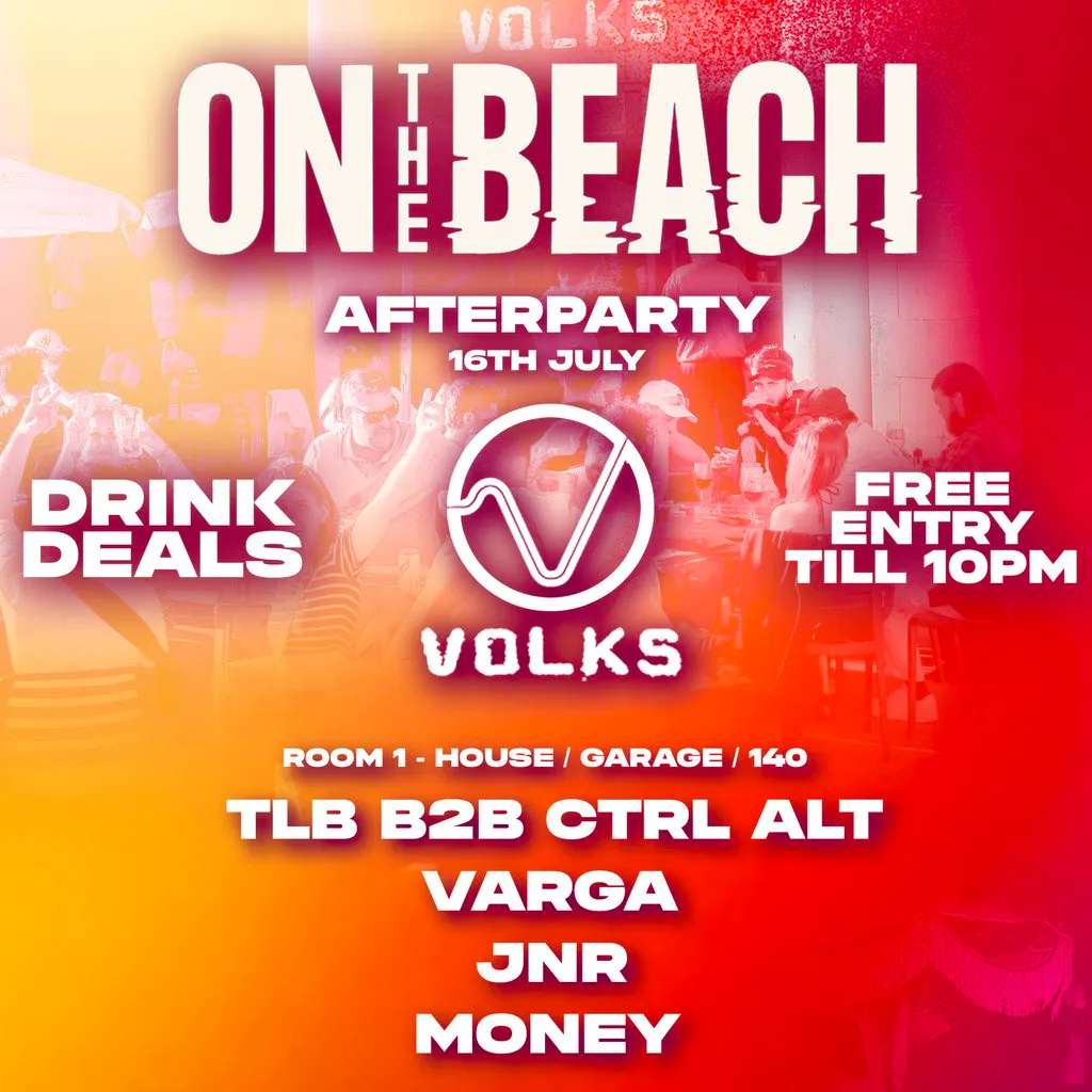 Sabotage Thursdays: On The Beach Afterparty at The Volks Nightclub