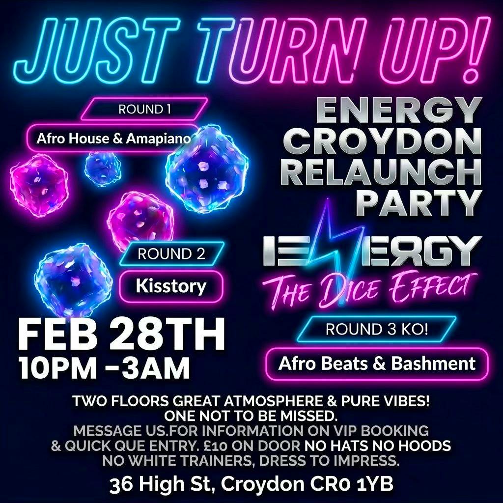 Just Turn Up! at Energy Croydon