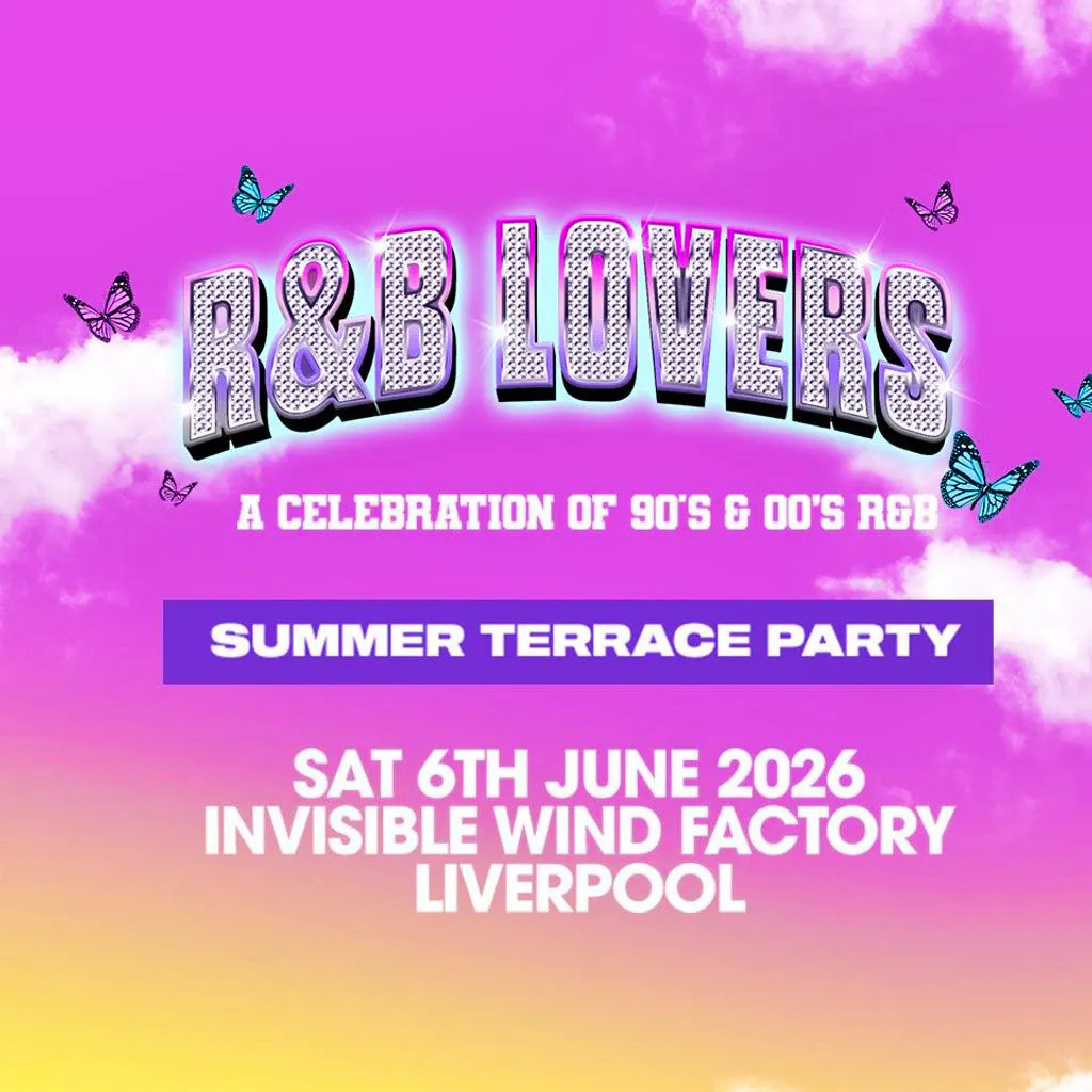 R&B Outdoor Terrace Party - Saturday 6th June at Invisible Wind Factory