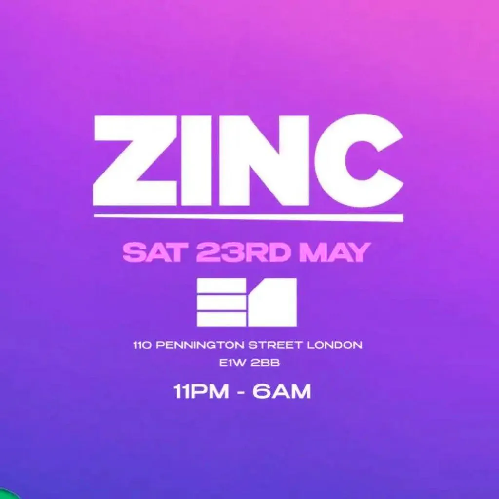 Zinc Summer Opening Party at Unit 2, 110 Pennington St, London E1W 2BB