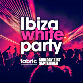 The 2026 Freshers Ibiza White Party at FABRIC!
