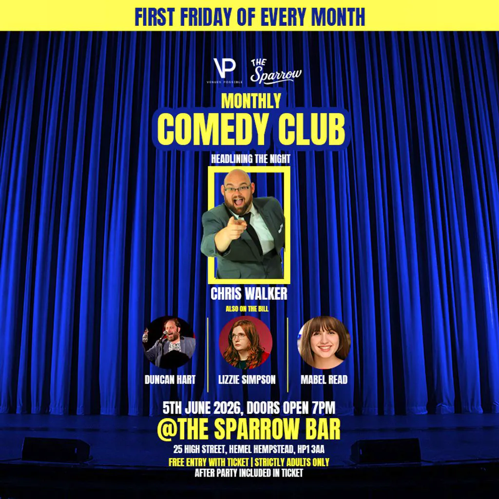 Sparrow Comedy Club #GlobalAmbitionz at The Sparrow Bar