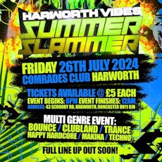 Harworth Vibes summer slammer 2024 at Harworth Comrades Club