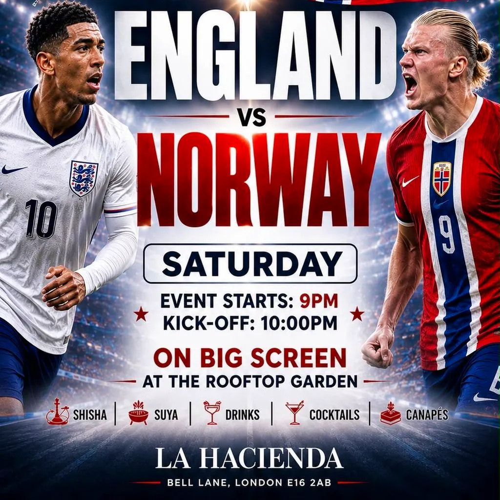 England vs Norway : World Cup Watch + After Party at LA Lounge