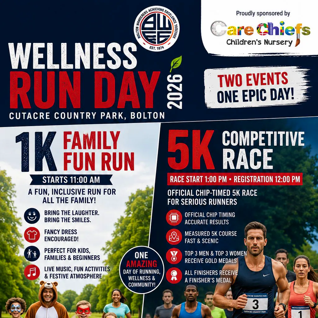 Official Chip-Timed 5K Race + Family Wellness Festival at Cutacre Country Park