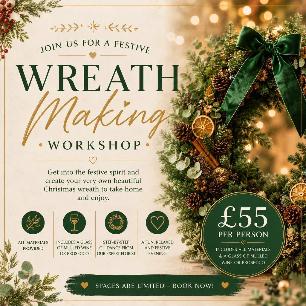 Wreath Making at The White Horse Tilbrook