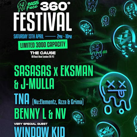 LDN DV8 UKG X Bass Face . 360° Festival // LAST 100 FREE TICKETS at The Cause London