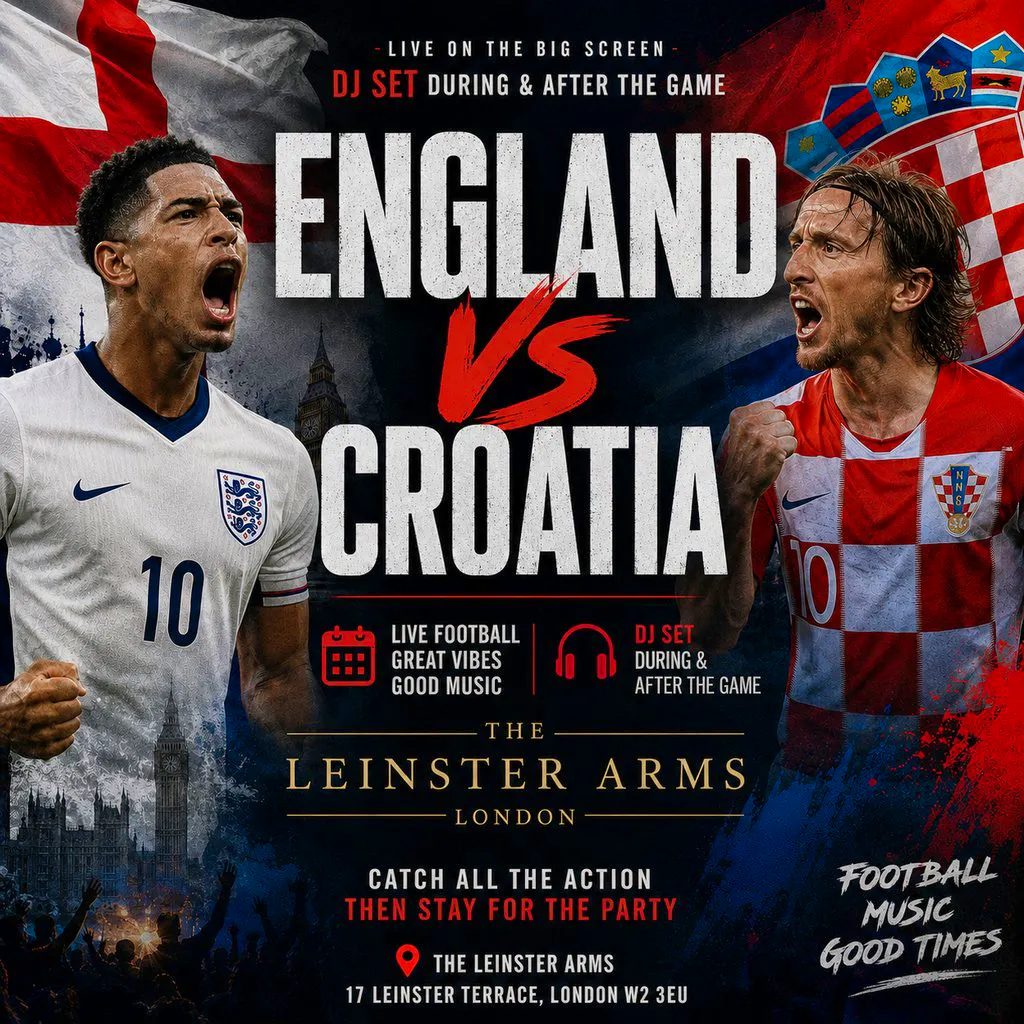 World Cup 2026 England Games at Leinster Arms