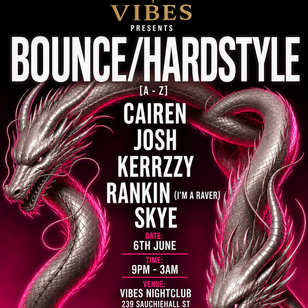 UK Bounce/Hardstyle & Trance at Vibes Glasgow