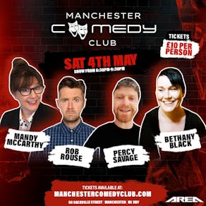 Manchester Comedy Club live with Bethany Black + Guests