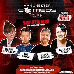 Manchester Comedy Club live with Bethany Black + Guests Tickets | Area Manchester Manchester  | Sat 4th May 2024 Lineup