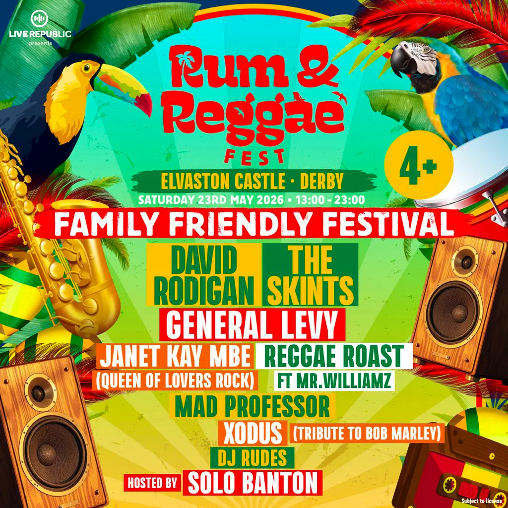 Rum & Reggae 2026 | Elvaston Castle, Derby at Elvaston Castle Country Park