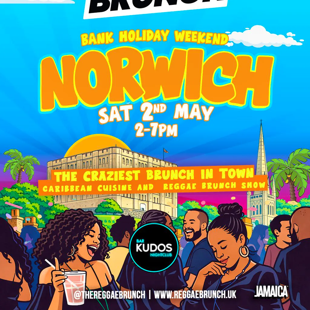 The Reggae Brunch - NORWICH - Sat 2nd May at Kudos Bar And Nightclub