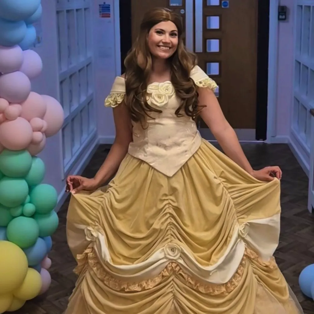 Music and fun with ball gown Belle at Dockworks Waterfront