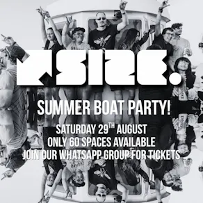 Size Summer Boat Party