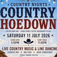 Country Nights Country Hoedown 2026. Live Music & Line Dancing at Easton Farm Park
