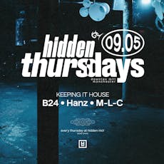 Hidden Thursdays | 9th May at Hidden