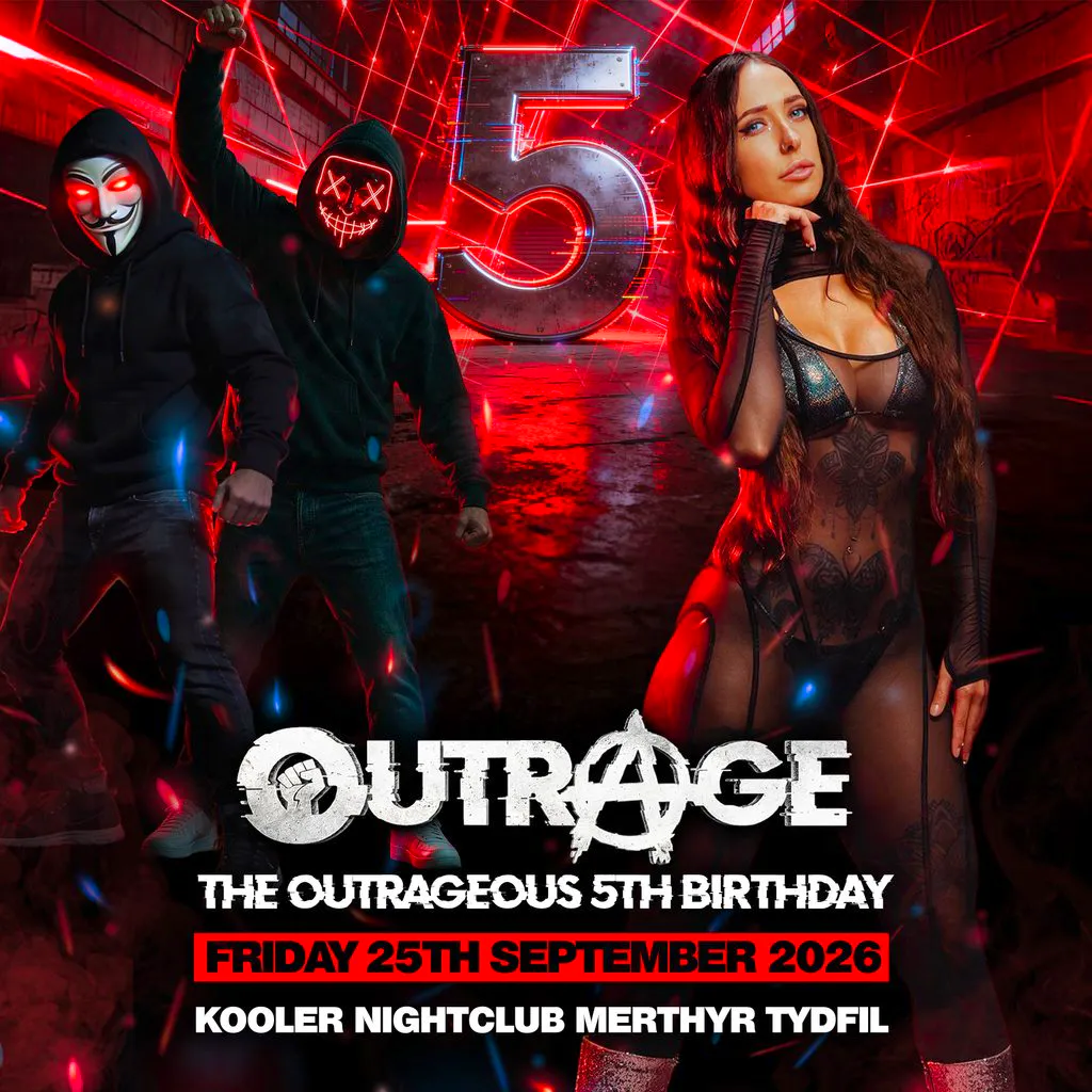 Outrage 'The Outrageous 5th Birthday' at Kooler Nightclub