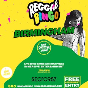 Reggae Bingo - Birmingham - Sat 29th June