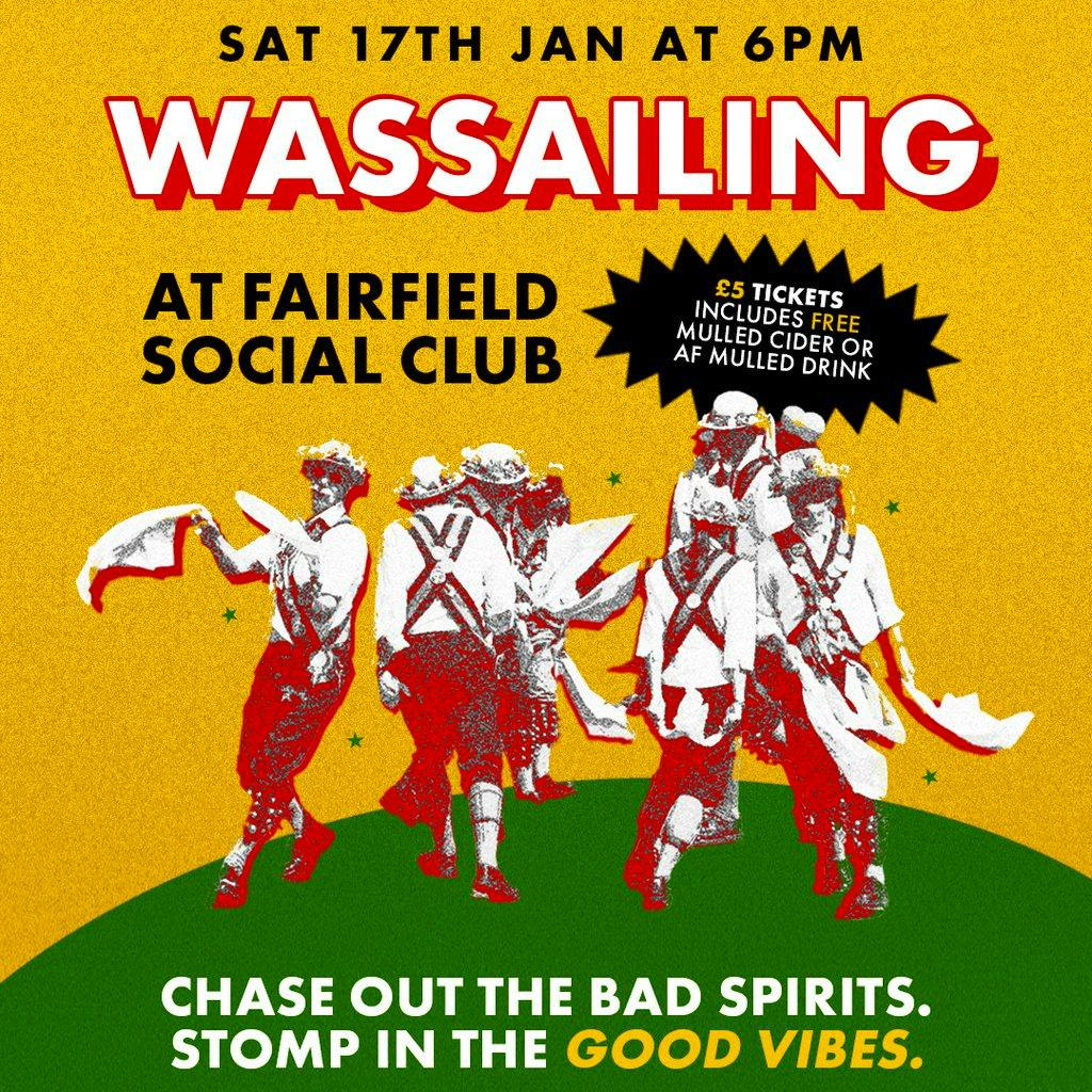 Wassailing at FSC at Fairfield Social Club