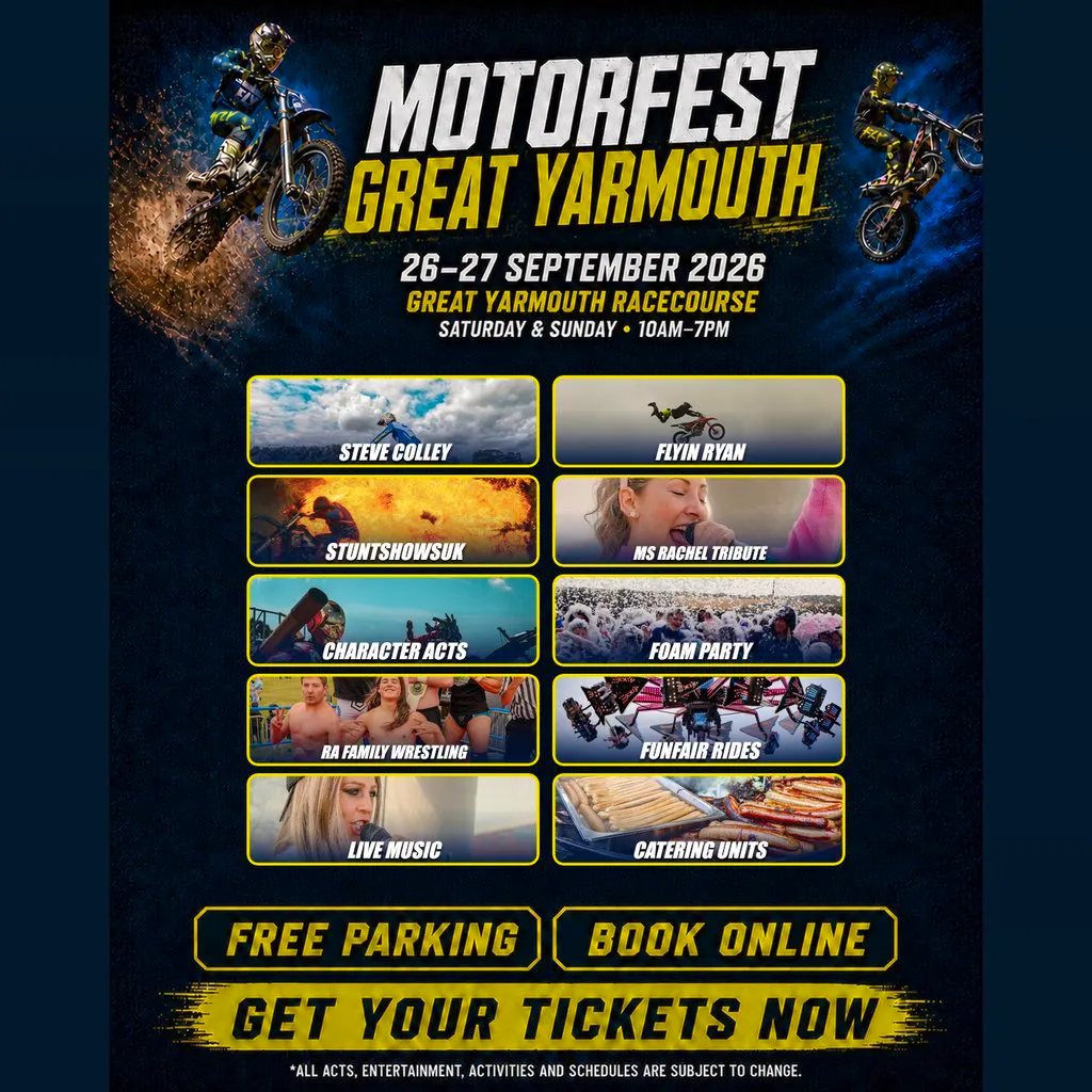 Motorfest Great Yarmouth at Great Yarmouth Racecourse