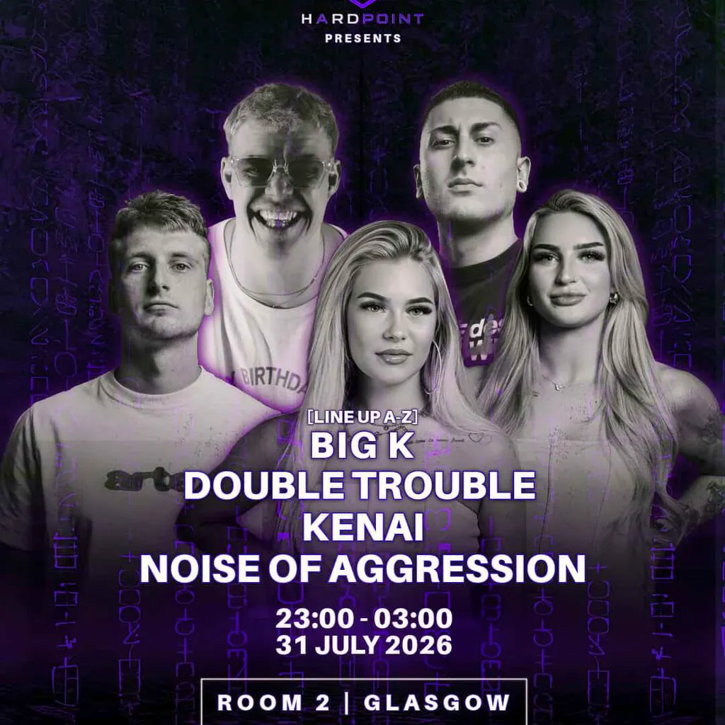 Hardpoint: BIG K - DOUBLE TROUBLE - KENAI - NOISE OF AGGRESSION at Room 2