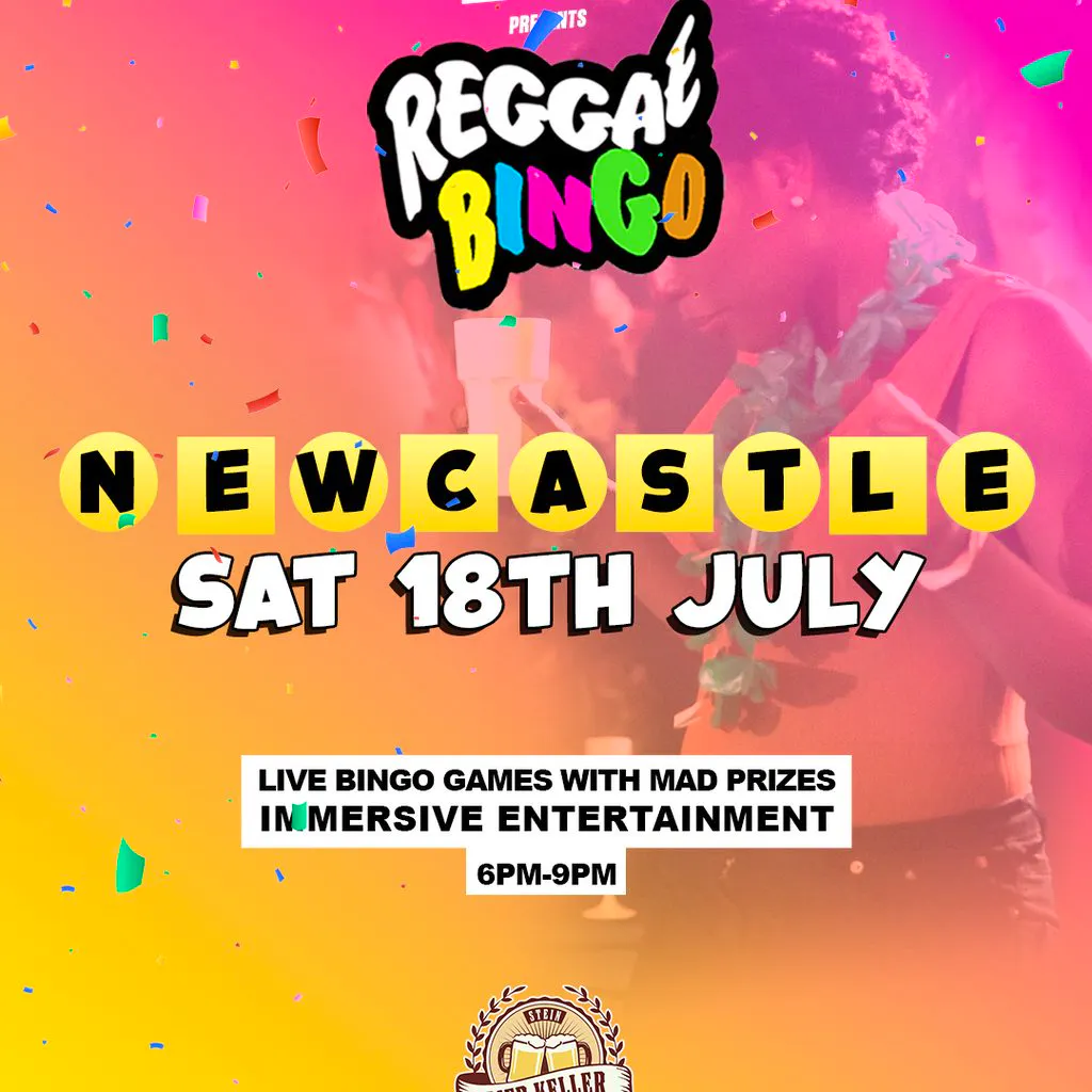 Reggae Bingo - Newcastle - Sat 18th July at Stein Bier Keller