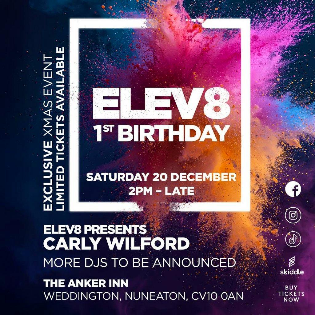 ELEV8 Presents Carly Wilford at The Anker Inn