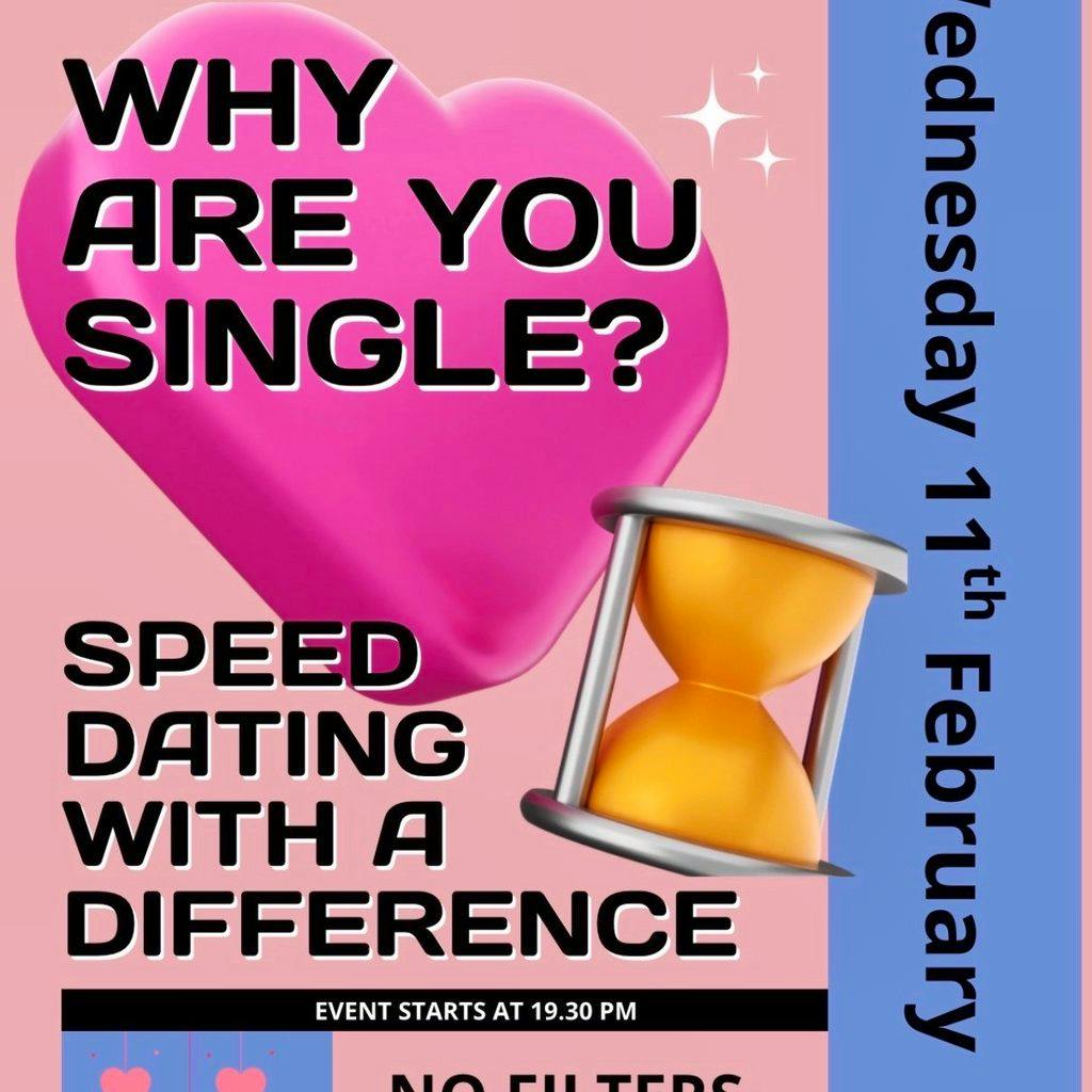 Why are you Single (25-40) Speed dating with a twist. at The Book Keepers Secret (Above The Boulevard)