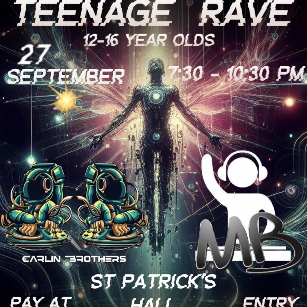 Kickfit Teenage Rave | St Patrick's Hall Strabane Strabane Fri 27 ...