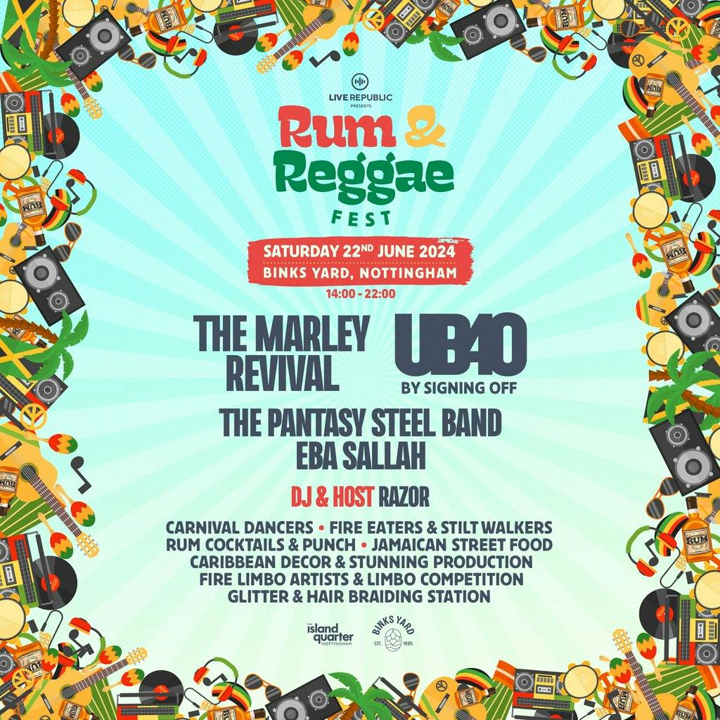 Rum & Reggae Festival Binks Yard Nottingham Binks Yard Nottingham