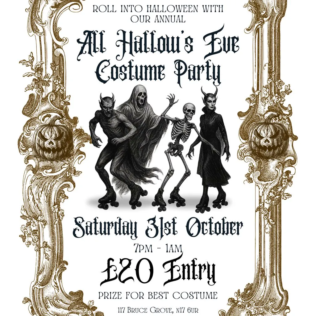 All Hallow's Eve Halloween Party at Rollernation