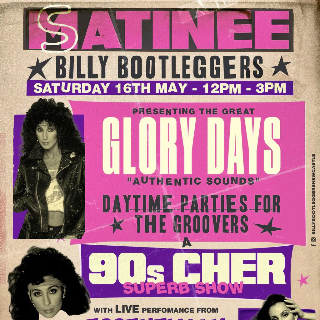 GLORY DAYS - A 90s Cher Superb Show at Billy Bootleggers