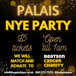 Palais NYE Party Tickets | The Palais Glasgow  | Sat 31st December 2022 Lineup