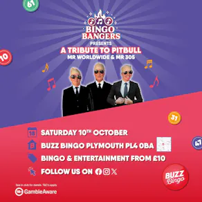 A tribute to Pitbull - Buzz Bingo Plymouth 10/10/2026
