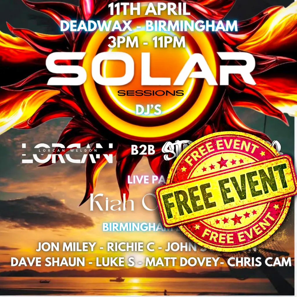 Solar Sessions Pt3 at Deadwax Digbeth